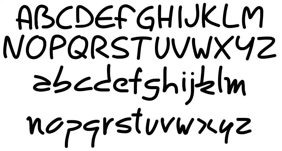 PW Rounded Scriptfont specimens