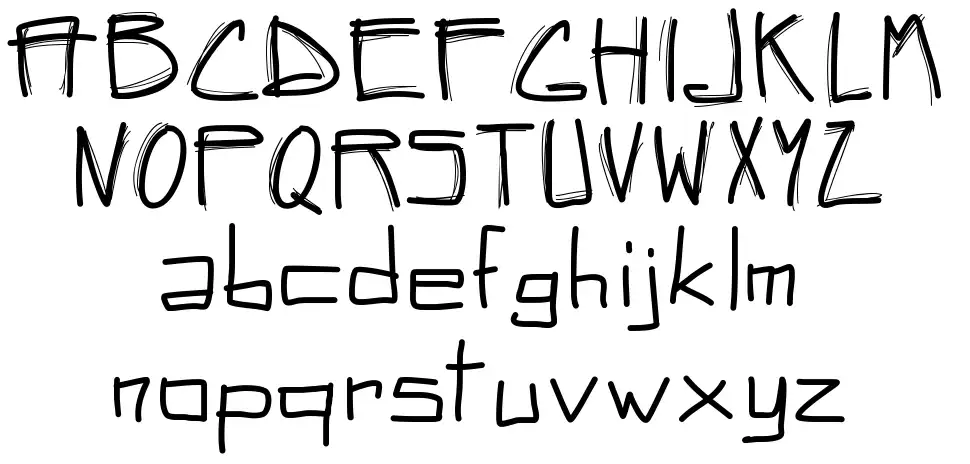 PW Squaredfont specimens