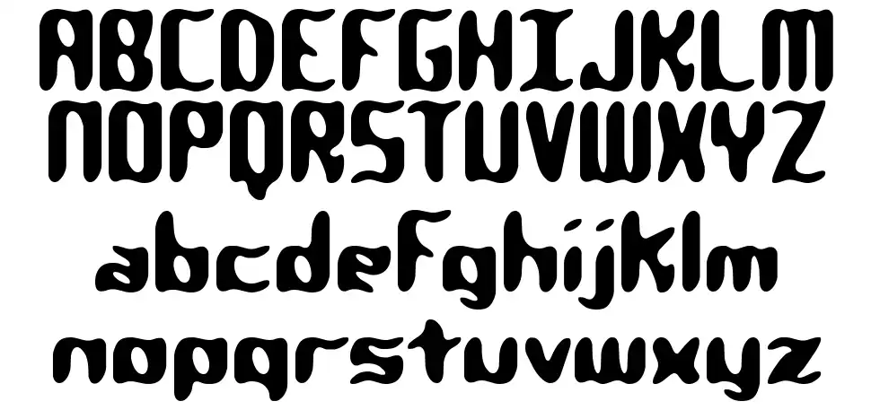 Qlumpy BRKfont specimens