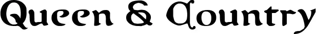 Queen & Country