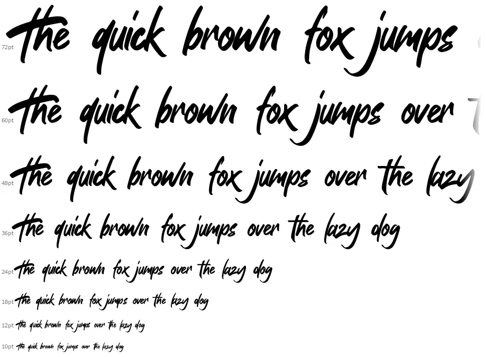 Quick Sketchingfont waterfall