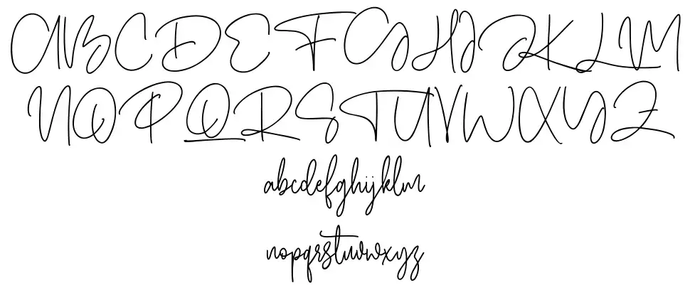 Qurtsignfont specimens