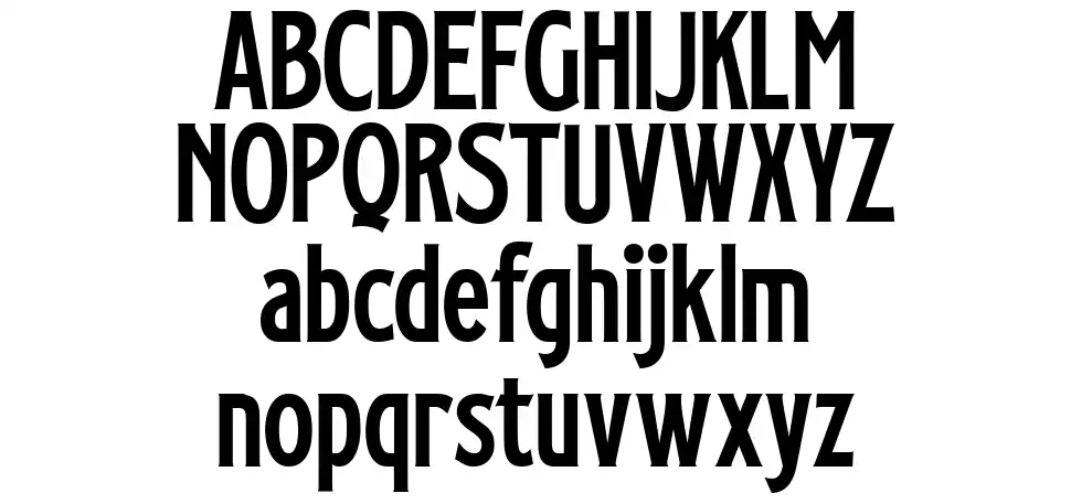 Rackmonfont specimens