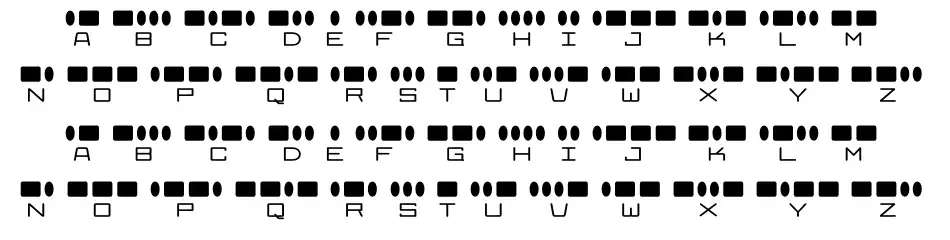 Radios in Motion Spécimens Radios in Motionfont specimens