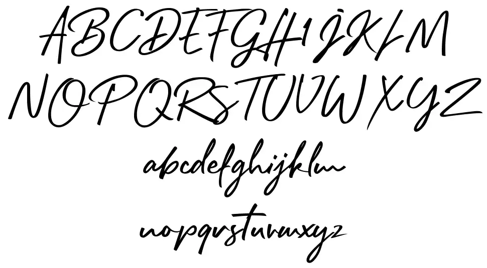 Rafttel Scriptfont specimens