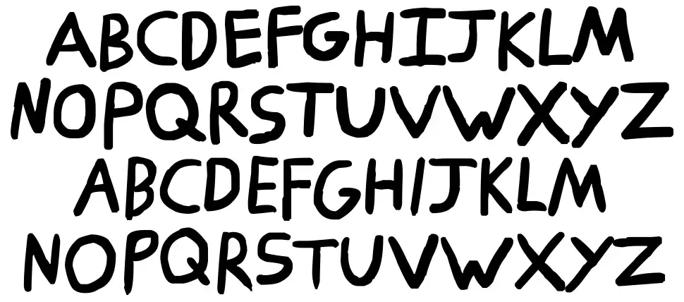 Ragnarokfont specimens