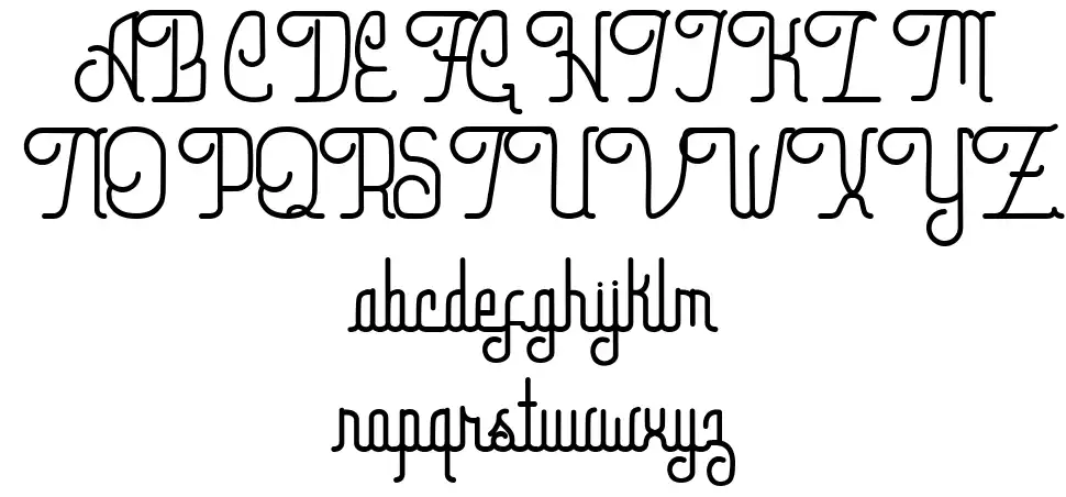Railgun Linefont specimens