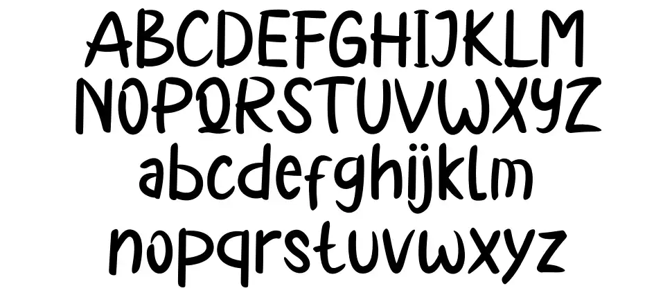 Rainy Foreverfont specimens