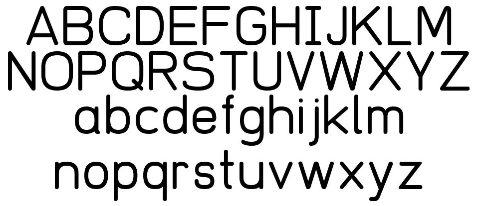 Redring 1969font specimens
