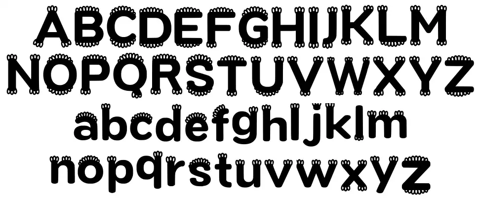 Reenginangfont specimens