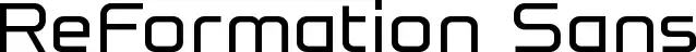 ReFormation Sans