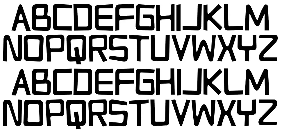 Relapse Into Madnessfont specimens