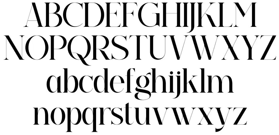 Relatta Saidnolia Scriptfont specimens