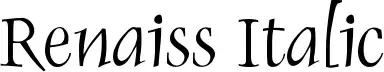 Renaiss Italic