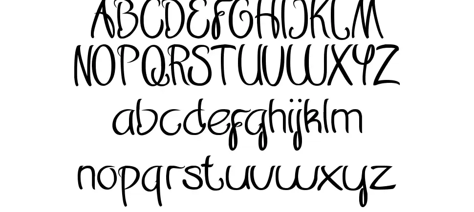 Restaurantfont specimens