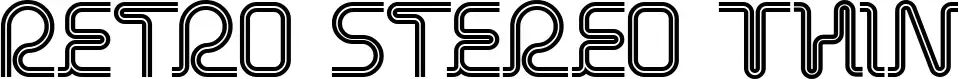 Retro Stereo Thin