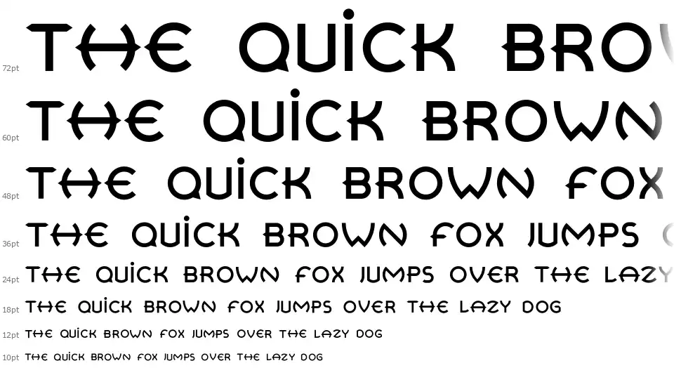 Retrospectivefont waterfall