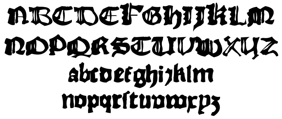 Rhyme Chronicle 1494font specimens