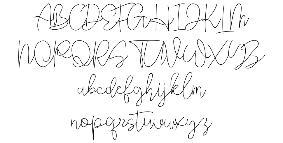 Rhythm Scriptfont specimens