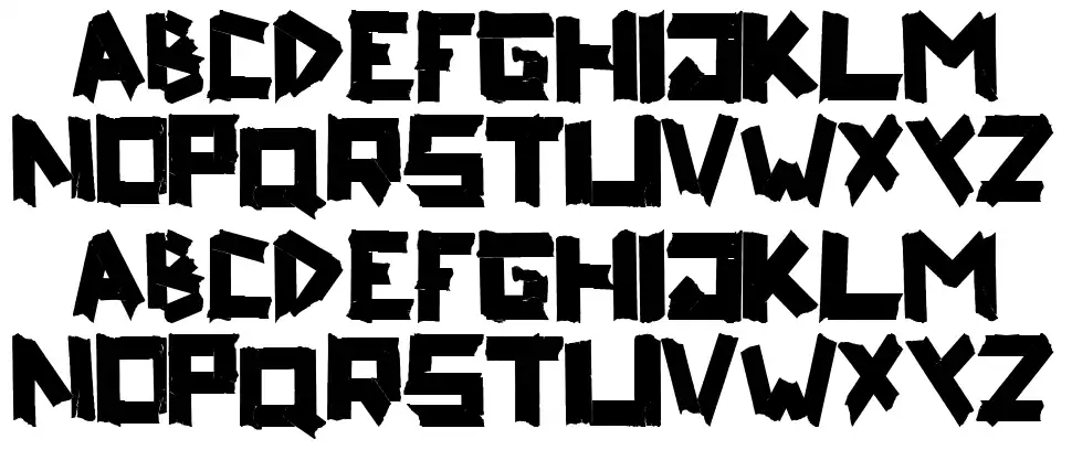 RipTapefont specimens