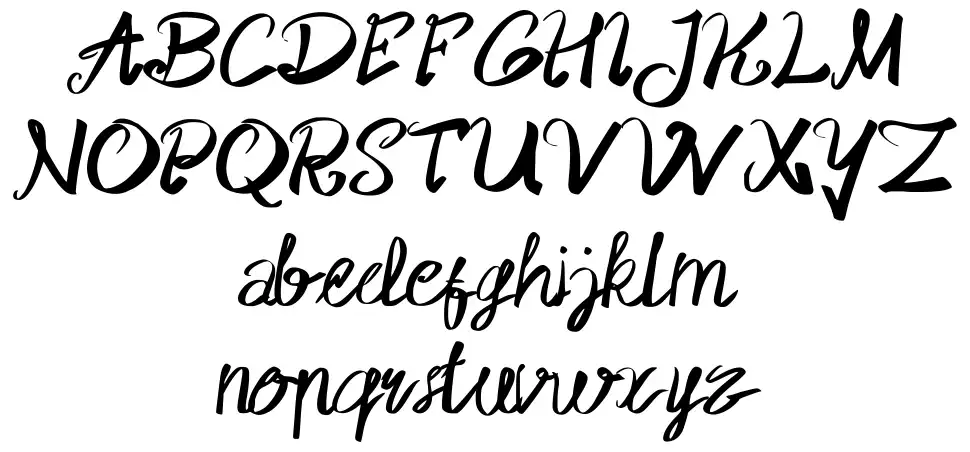 Rolling Artfont specimens