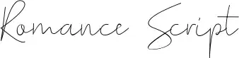 Romance Script
