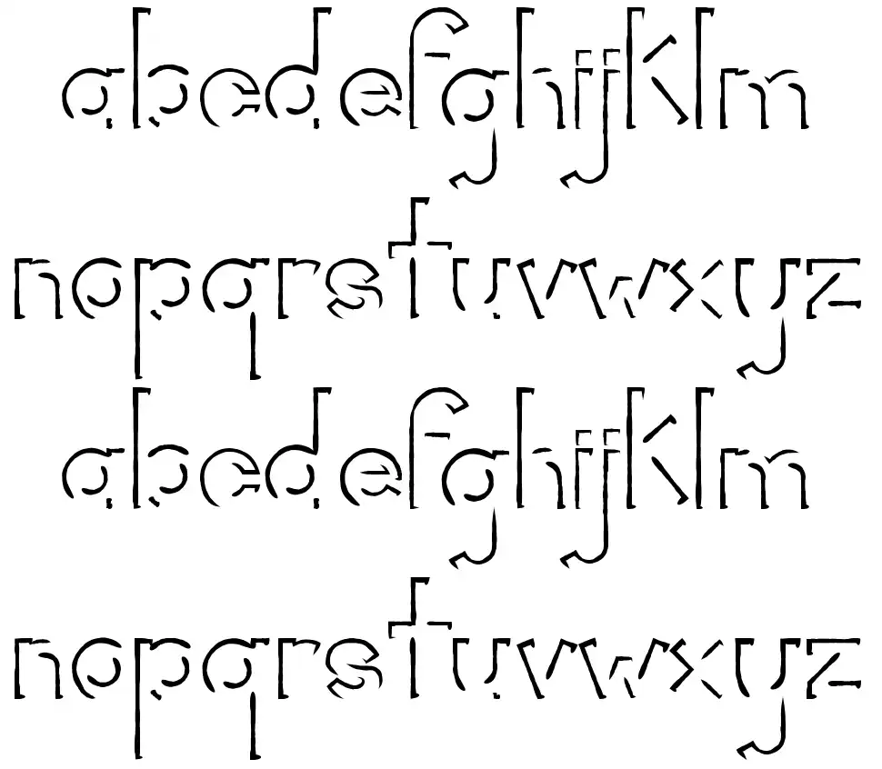 Rorificfont specimens