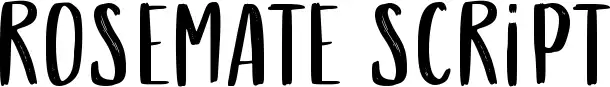 Rosemate Script