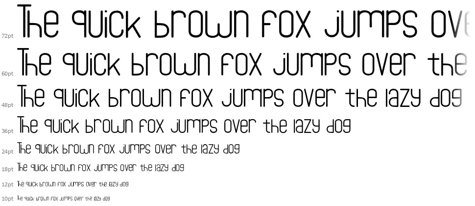 Round Lightfont waterfall