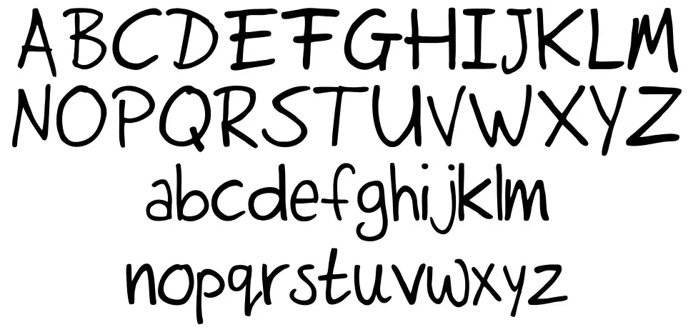 Rutmer Handfont specimens