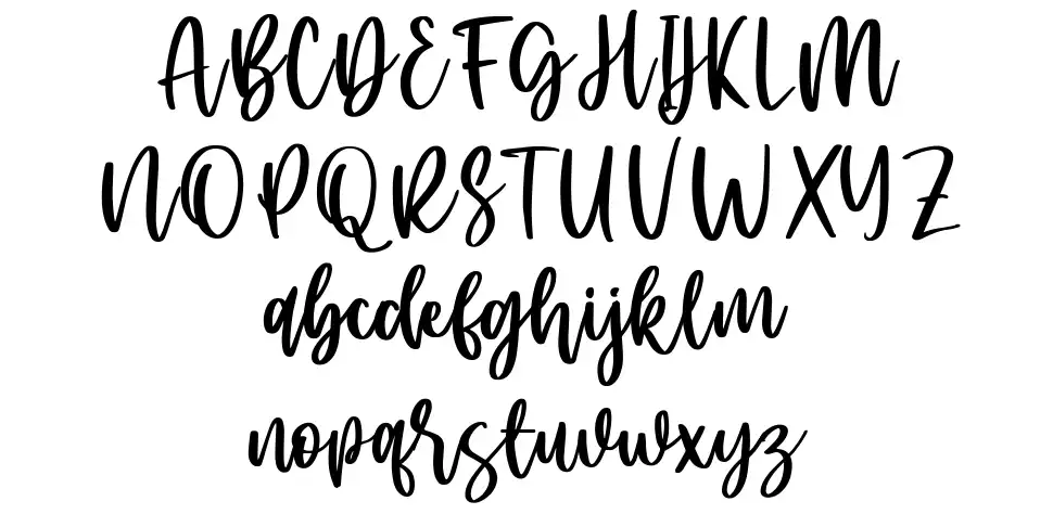 Sacred Lovefont specimens