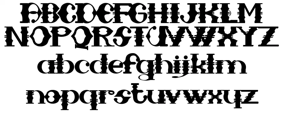 Sampa Midnightfont specimens