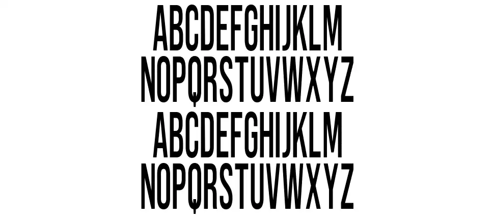 Sans Fransiscofont specimens
