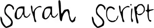 Sarah Script
