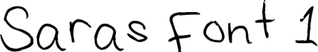 Saras Font 1