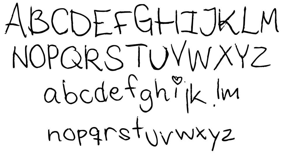 Saras Font 1font specimens