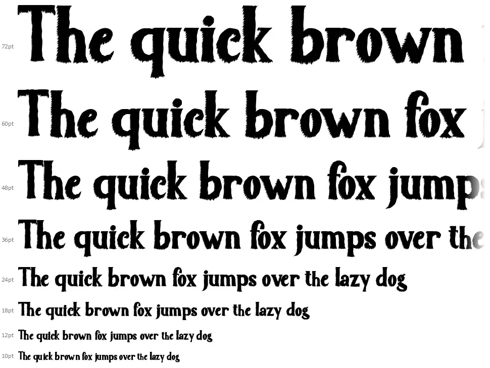 Scary Lightfont waterfall
