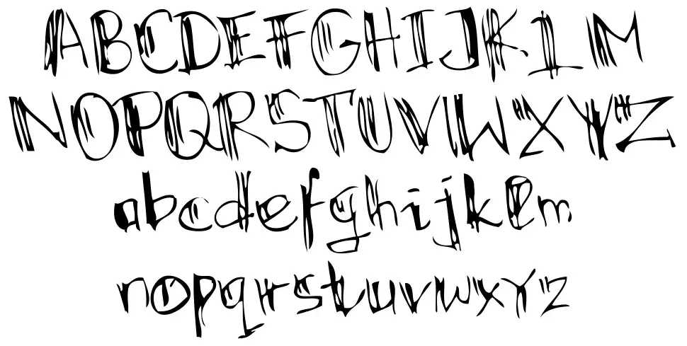 Scrabble Worldfont specimens
