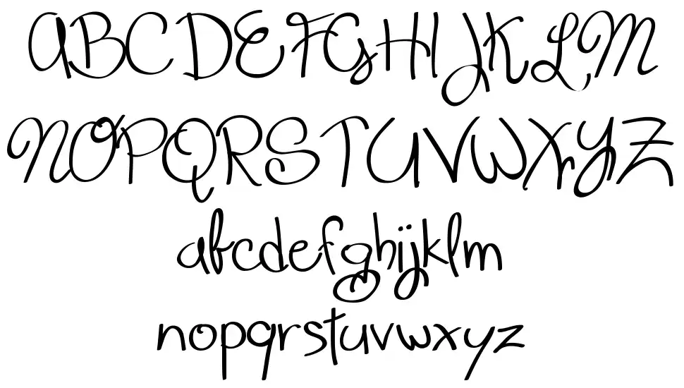 Scrappy Lookingfont specimens