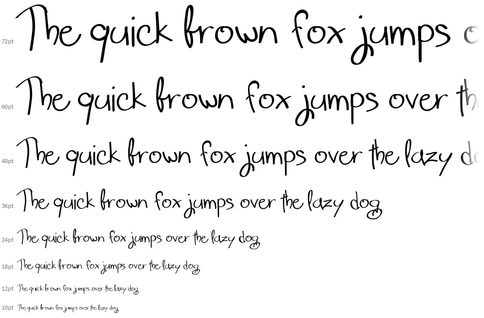 Scrappy Lookingfont waterfall