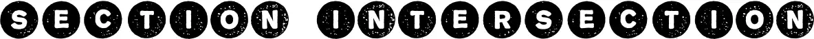 Section Intersection
