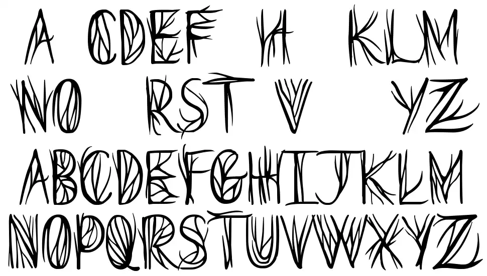 Seeds of Yesterdayfont specimens