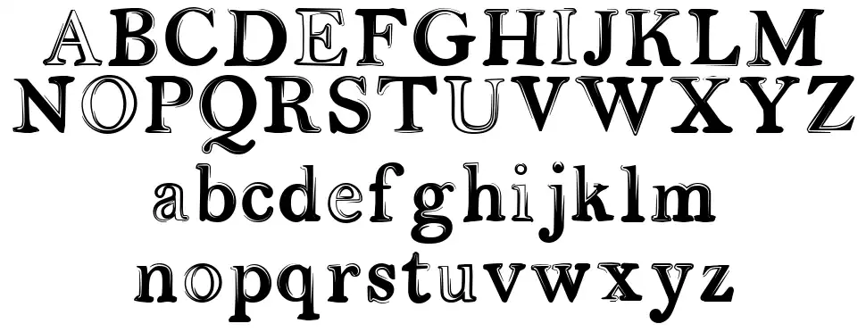 Serendipityfont specimens
