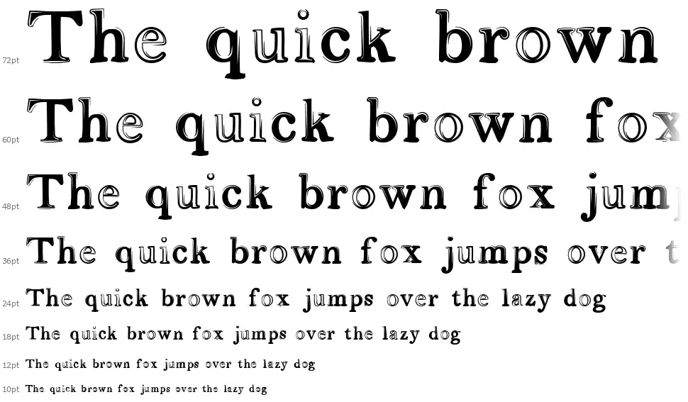 Serendipityfont waterfall