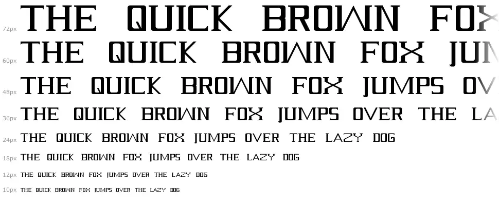 Serif Cascade Seriffont waterfall