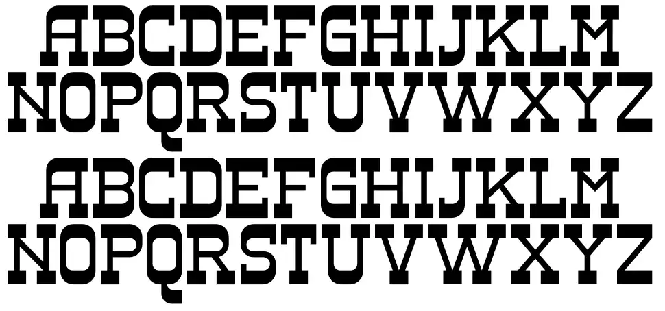 Sheal Thon Slabfont specimens