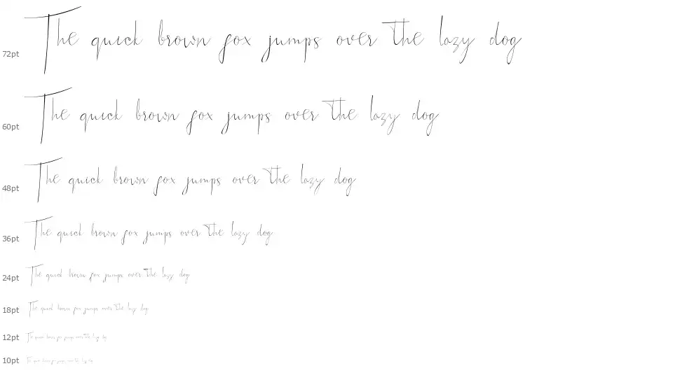 Silhouette Phantomfont waterfall