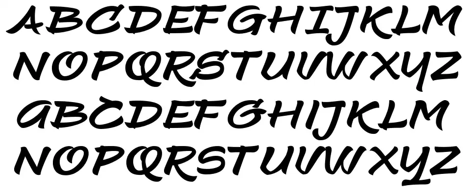 Silkystringfont specimens