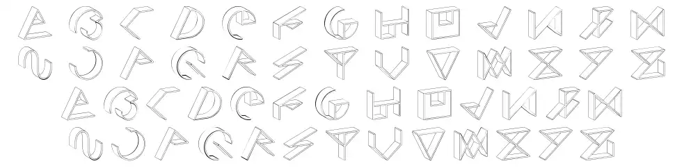 Simo Cosmo Typefont specimens