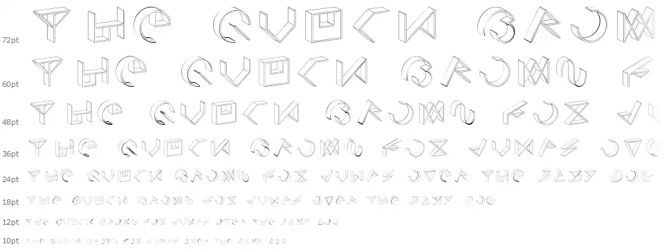 Simo Cosmo Typefont waterfall